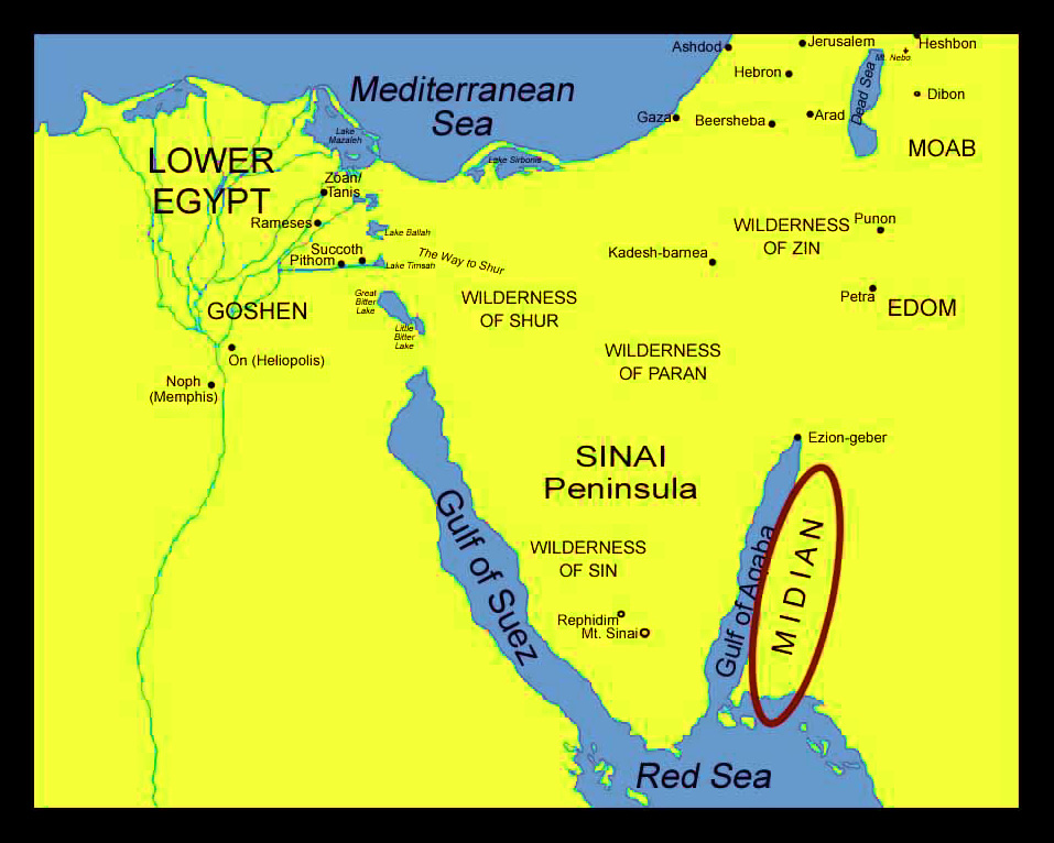 Moses Leaves Egypt